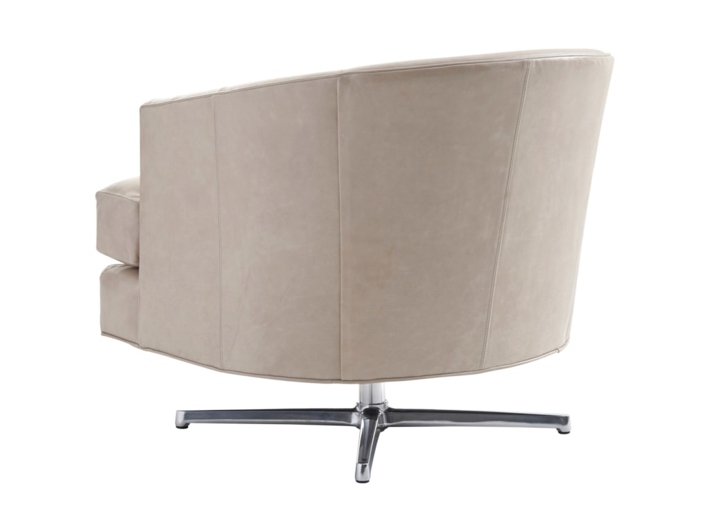 Lexington ZavalaGraves Swivel Chair (Polished Chrome)