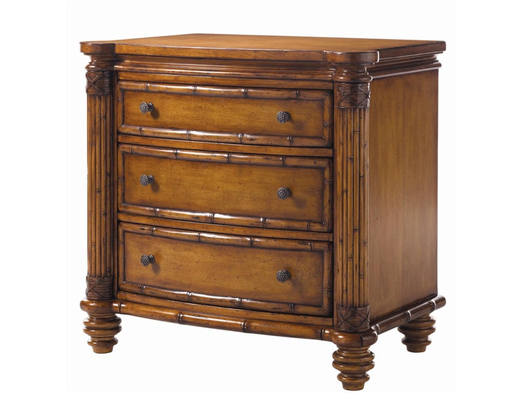 Tommy Bahama Home Island Estate 531 623 3 Drawer Barbados Night Tommy Bahama Home Island Estatebarbados Night Stand