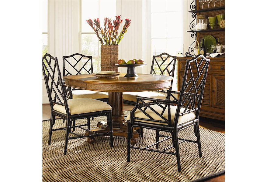 Tommy Bahama Home Island Estate 5 Piece Dining Cayman Table