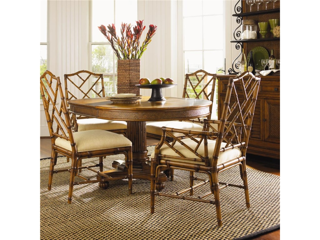 tommy bahama home island estate 531 870 round cayman kitchen table