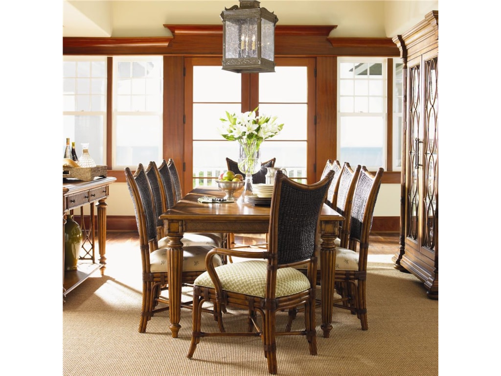 Island Estate Grenadine Rectangular Dining Table With 2 Leaves By Tommy Bahama Home At Baer S Furniture