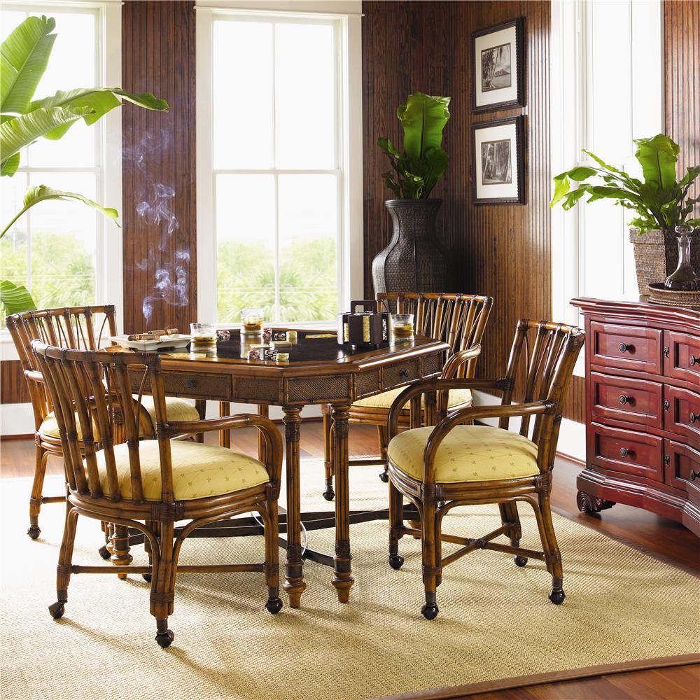 Tommy bahama game table and chairs