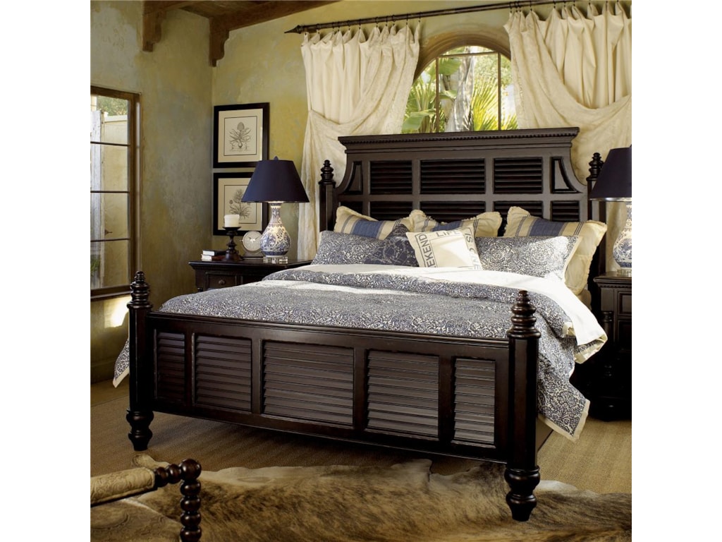 Tommy Bahama Home Kingstown 619 133c Queen Size Malabar Panel Bed Tommy Bahama Home Kingstownqueen Malabar Panel Bed