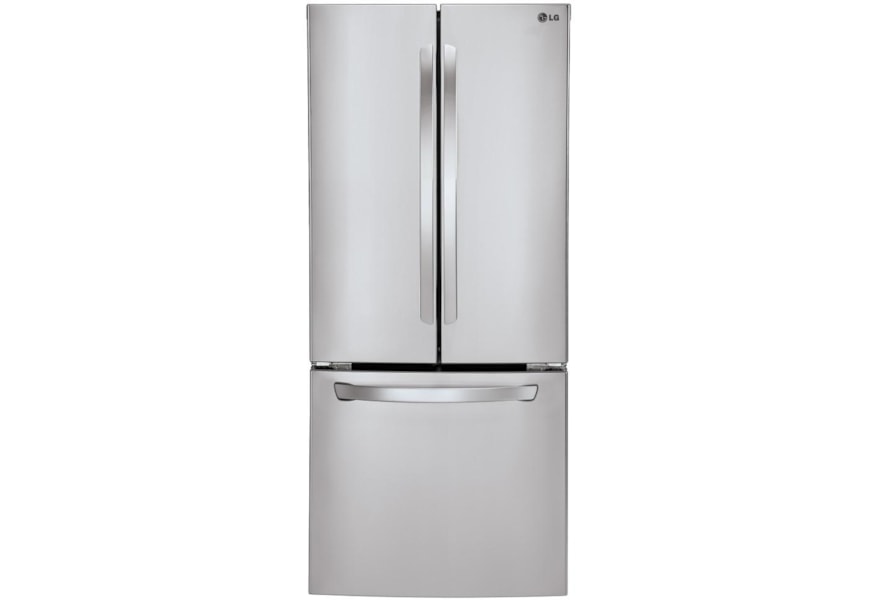 Bottom Freezer Refrigerators Energy Star 22 Cu Ft 3 Door Large Capacity French Door Refrigerator By Lg Appliances At Furniture And Appliancemart