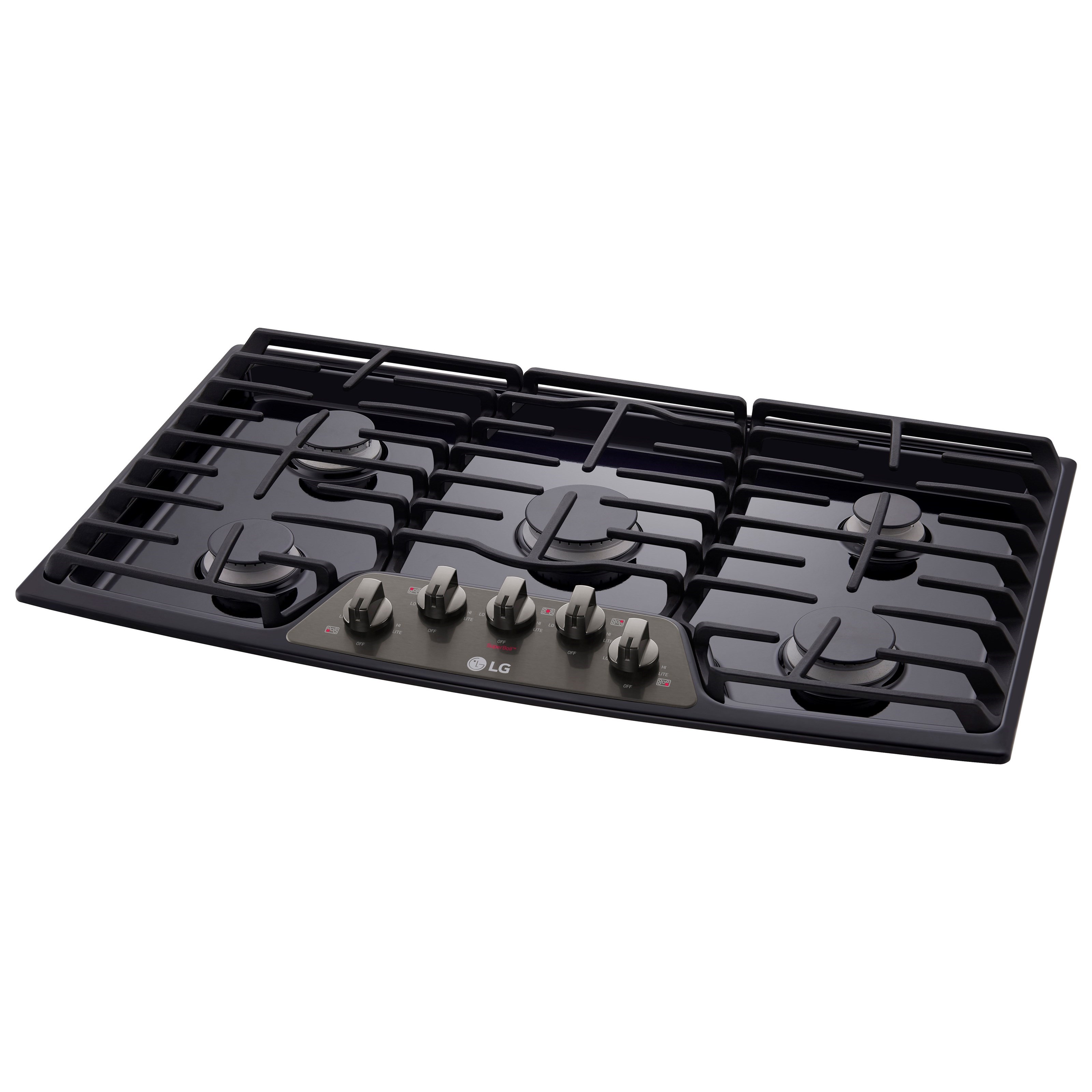 Lg Appliances Lcg3611bd 36 Built In Gas Cooktop With 5 Sealed