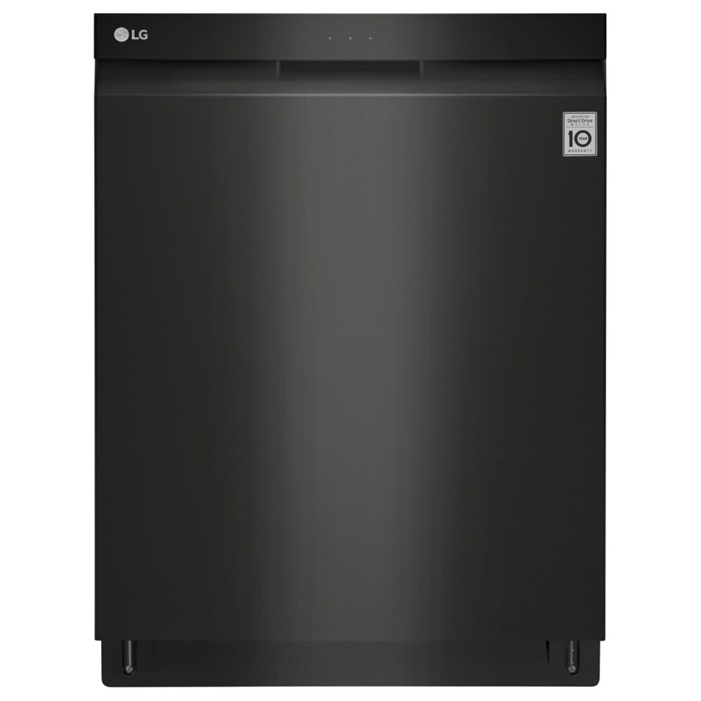 lg top control dishwasher with quadwash and easyrack plus