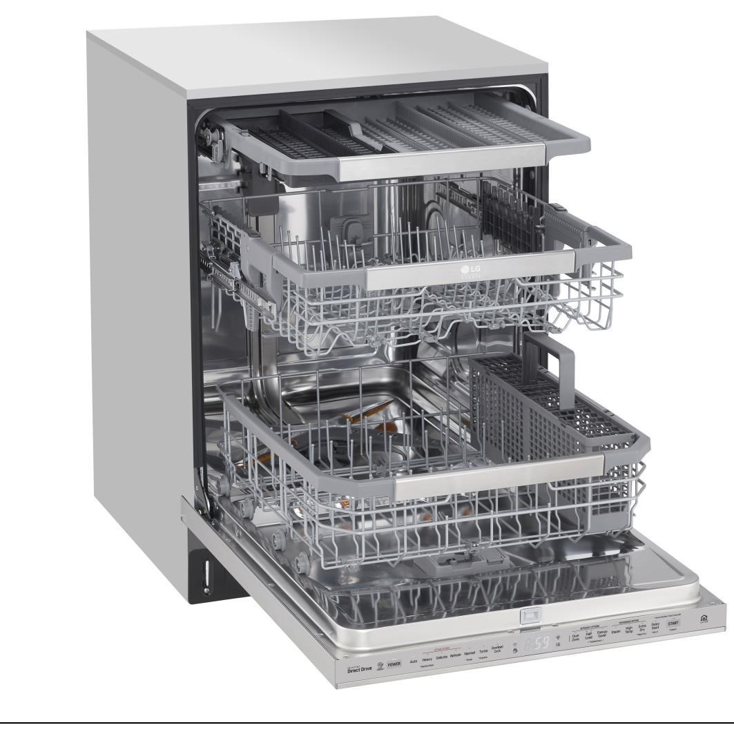 Lg Appliances Lg Studio Top Control Smart Wi Fi Enabled Dishwasher