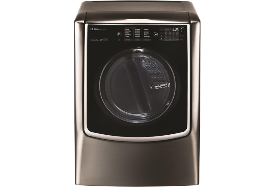 Lg Appliances Dlex9500k Lg Signature 9 0 Mega Capacity Turbosteam Electric Dryer Furniture And Appliancemart Dryer Electric Match Front Load