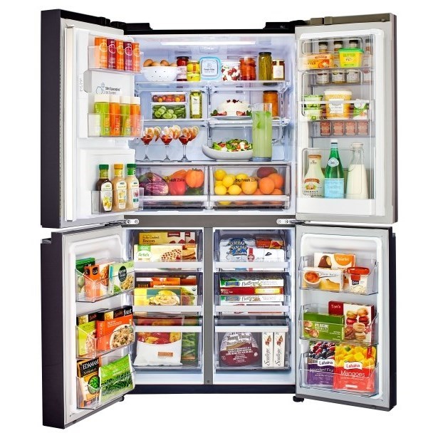 Lg Appliances 23 Cu Ft Capacity 4 Door French Door Counter Depth Refrigerator Sheely S Furniture Appliance Refrigerator French Door