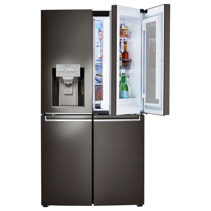 Lg Appliances Lnxs30996d Lg Instaview Thinq Refrigerator Furniture And Appliancemart Refrigerator French Door