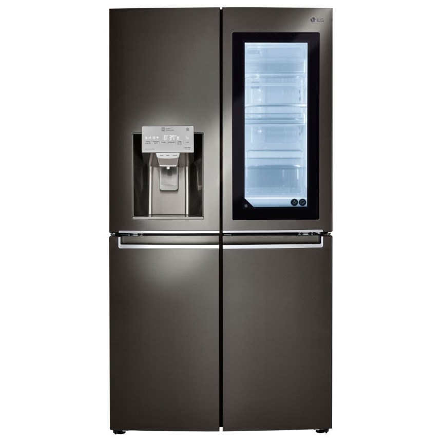 Lg Appliances Lnxs30996d Lg Instaview Thinq Refrigerator Furniture And Appliancemart Refrigerator French Door