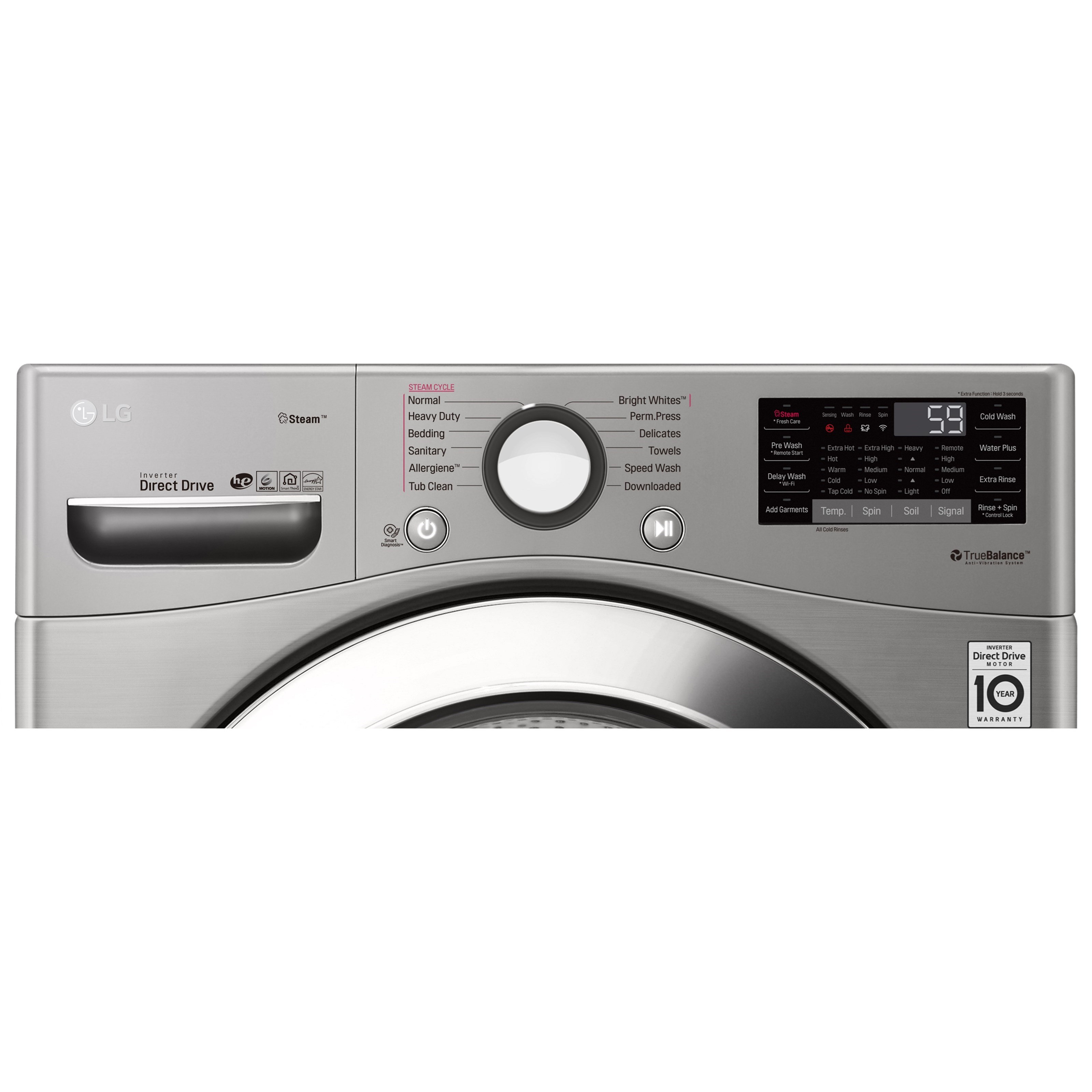 Lg Appliances Wm3700hva 4 5 Cu Ft Ultra Large Smart Wi Fi Enabled Front Load Washer Furniture And Appliancemart Washers Front Load