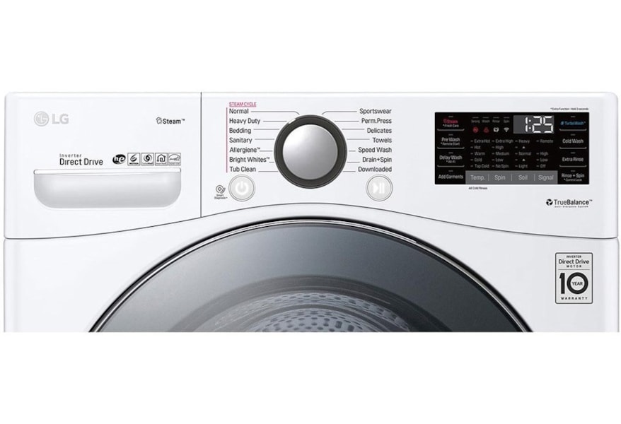 Lg Appliances Wm3900hwa 4 5 Cu Ft Smart Front Load Washer With