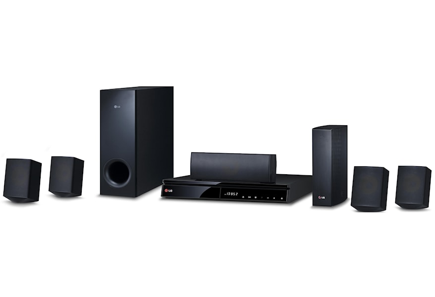 LG Electronics 749-75918-6 1,000 Channel Smart Home System with Blu-Ray Player and Wireless Speakers | Furniture Fair - Carolina | Home Theater System