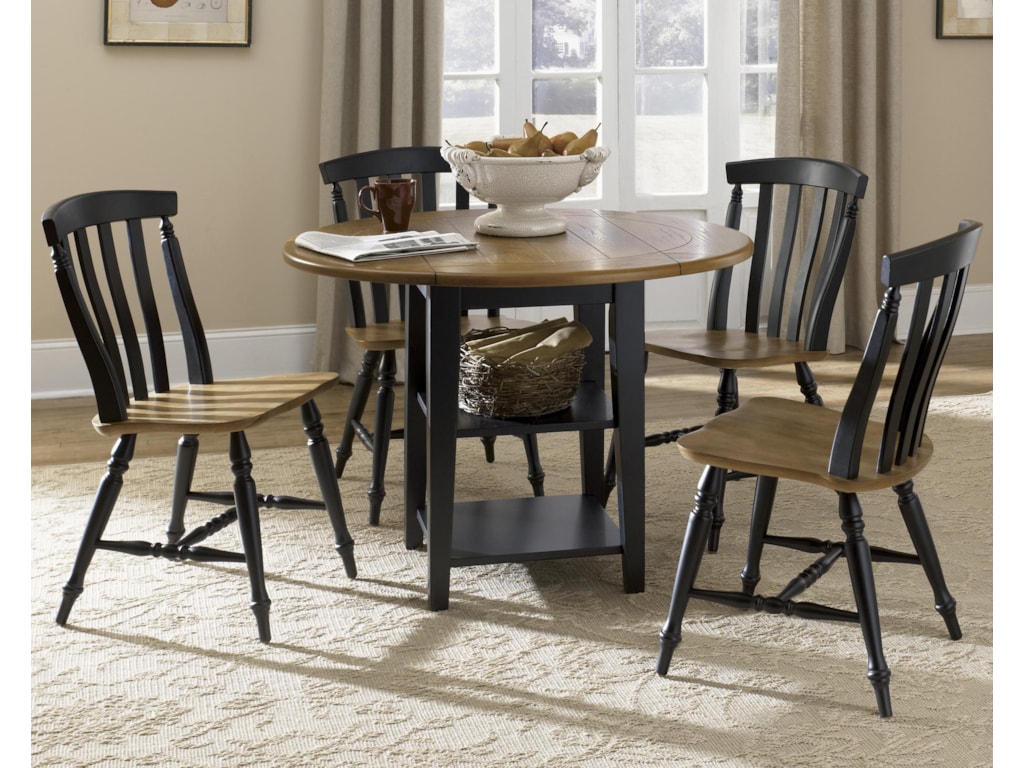 Liberty Furniture Al Fresco II Five Piece Drop Leaf Table And Slat Liberty Furniture Al Fresco II Five Piece Drop Leaf Table And Slat