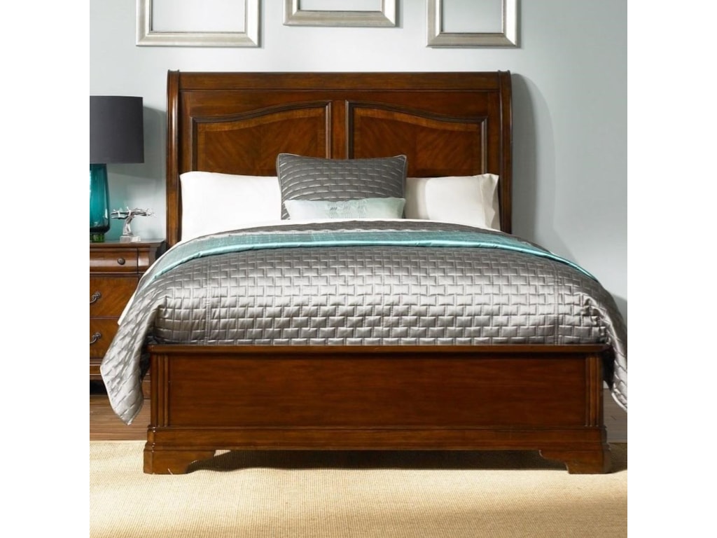 Liberty Furniture Alexandria Queen Sleigh Bed With Low Profile Liberty Furniture Alexandriaqueen Sleigh Bed