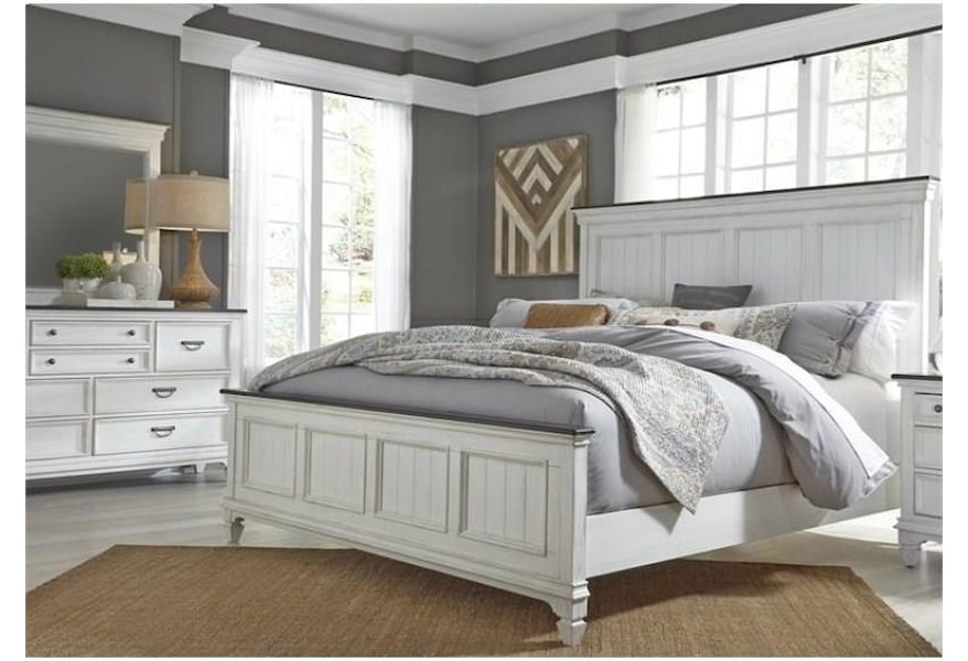 Liberty Furniture Cottage Park 417 Br Kpbdm King Bedroom Group Hudson S Furniture Bedroom Groups