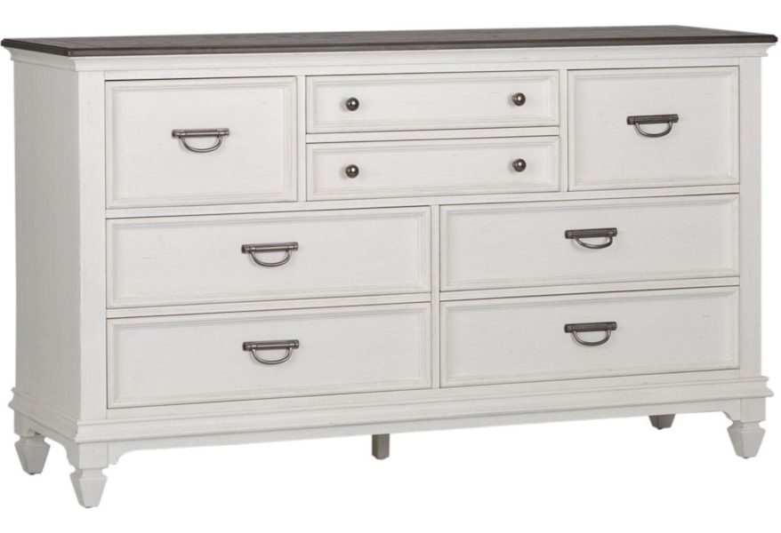 Liberty Furniture Allyson Park Cottage 8 Drawer Dresser With