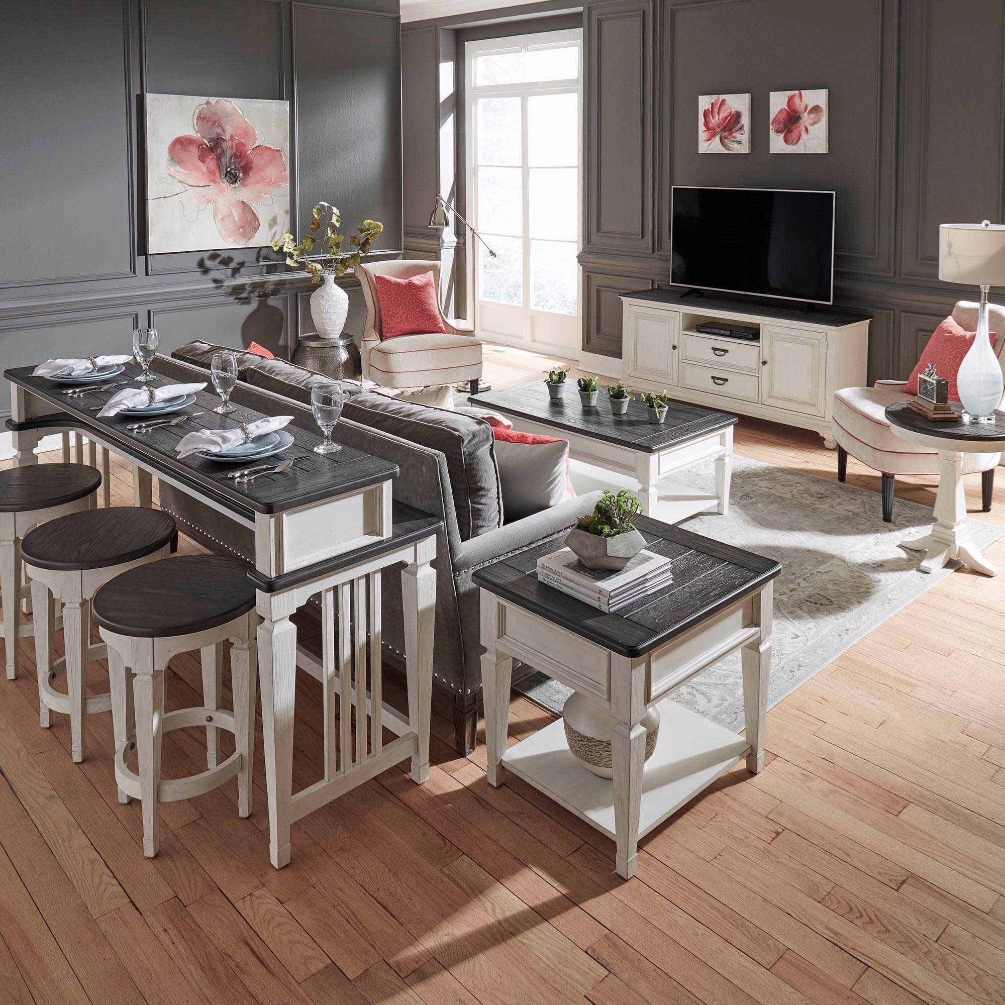 Liberty Furniture Allyson Park 417 Ot1020 Transitional Two Toned