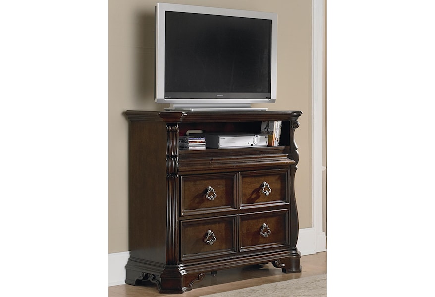 Liberty Furniture Arbor Place 575 Br45 Traditional Media Chest
