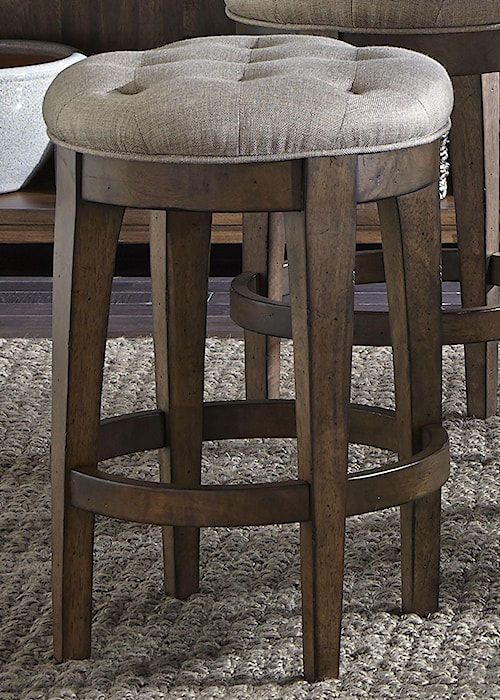 Liberty Furniture Arlington Upholstered Backless Barstool Wayside Liberty Furniture Arlington Upholstered Backless Barstool