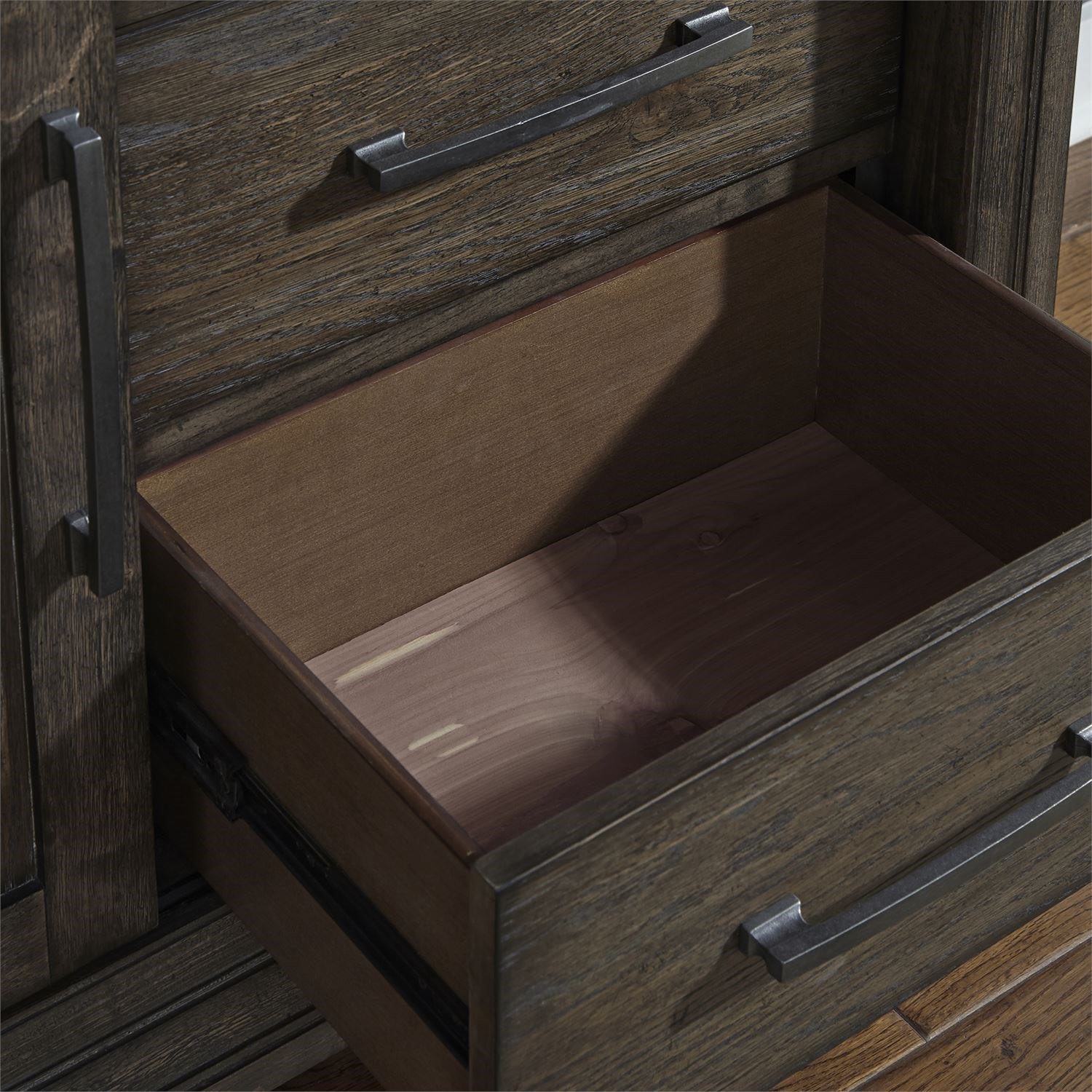 Liberty Furniture Artisan Prairie 6 Drawer 2 Door Dresser With Mirror Royal Furniture Dresser Mirror Sets