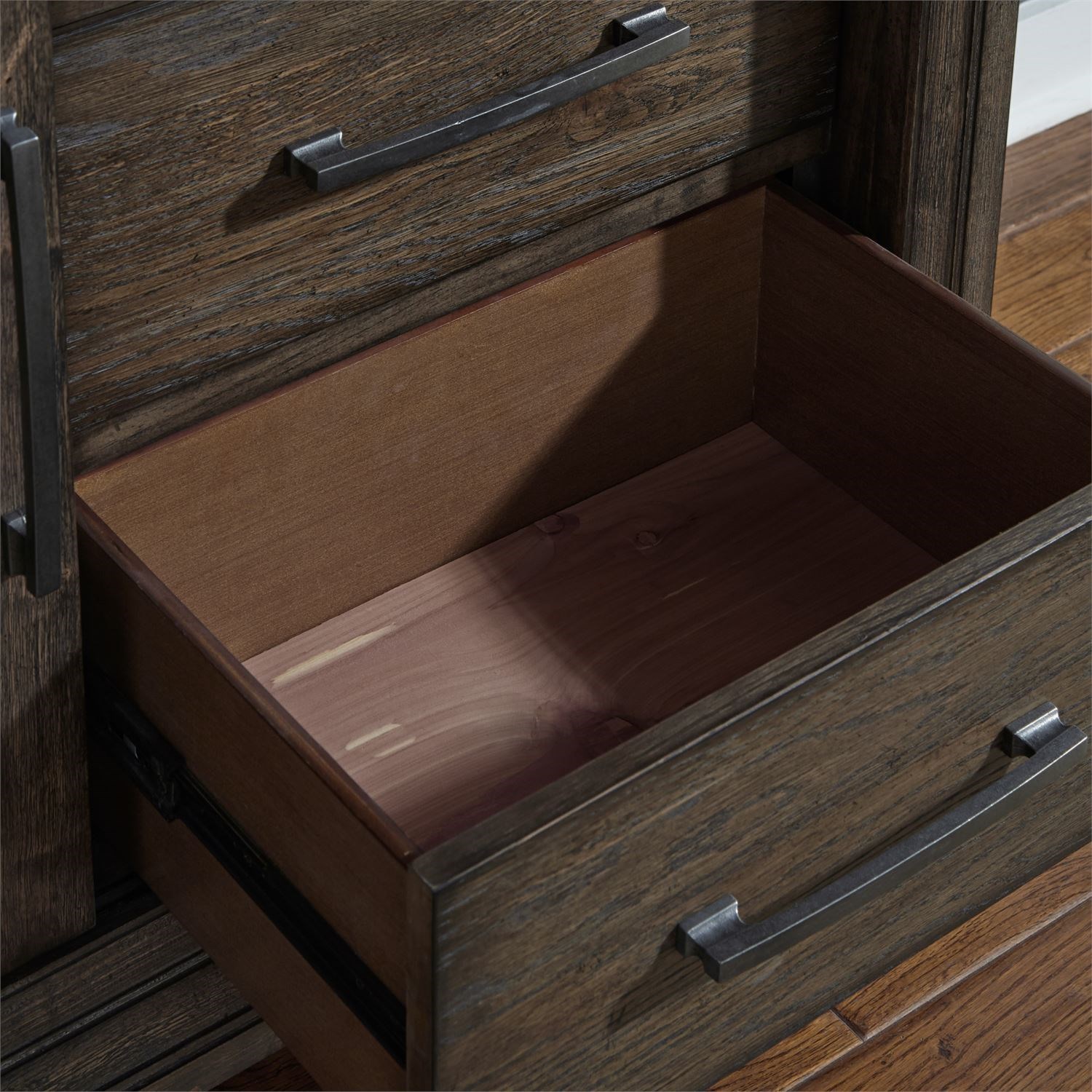 Liberty Furniture Artisan Prairie Transitional 5 Drawer Chest With