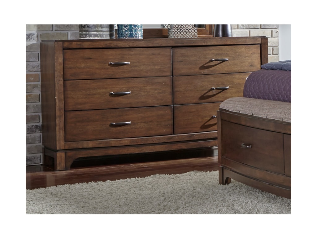 Liberty Furniture Avalon Iii 705 Br31 6 Drawer Dresser With