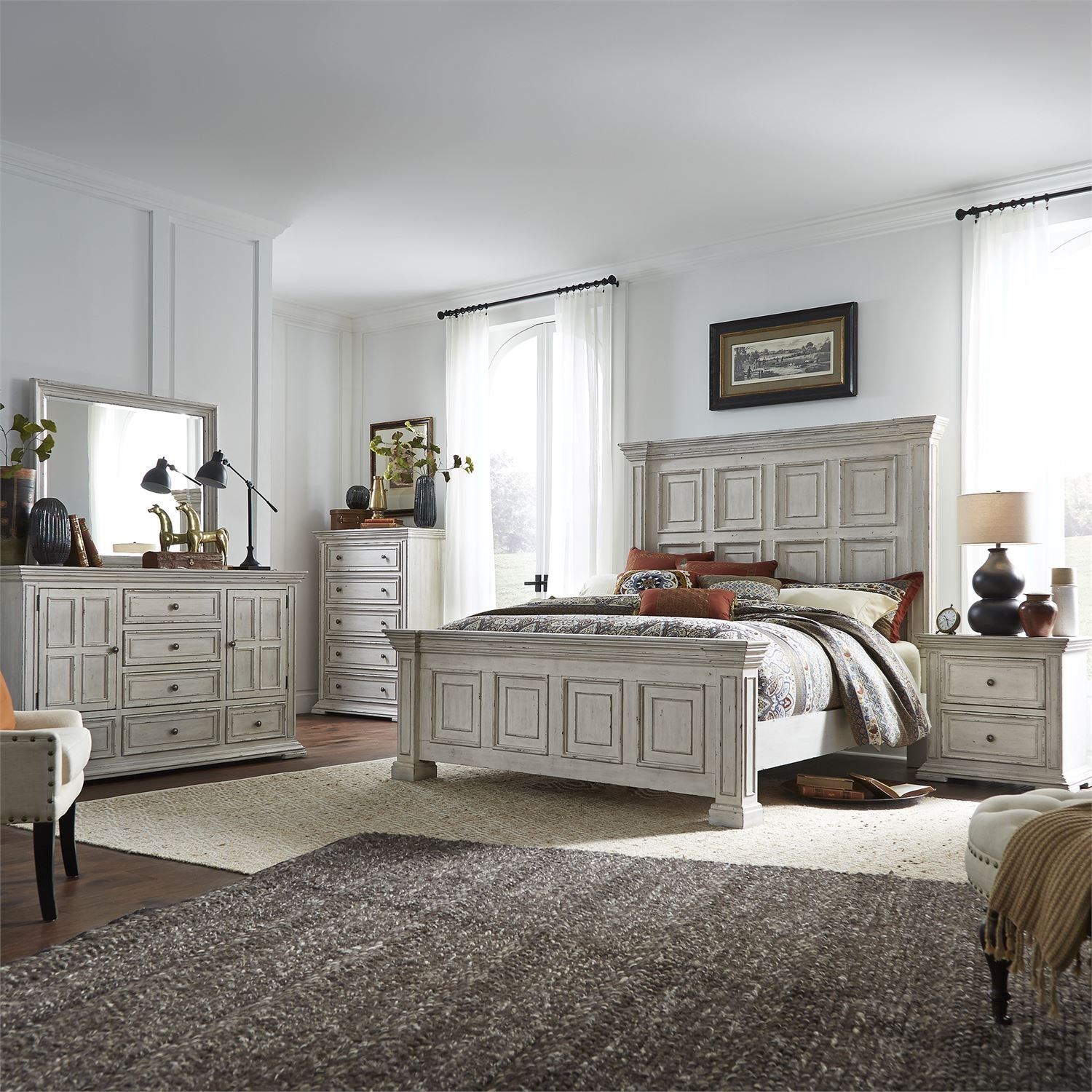 Liberty Furniture Big Valley Relaxed Vintage Dresser And Mirror Set Royal Furniture Dresser Mirror Sets