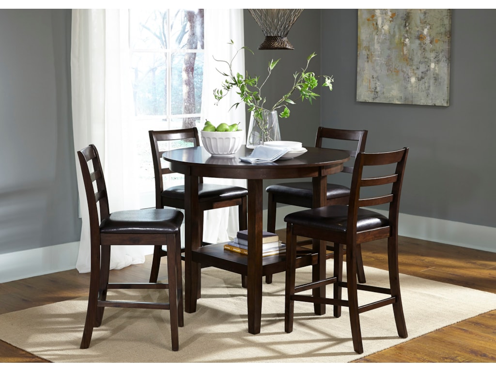 Liberty Furniture Bradshaw Casual Dining 5 Piece Round Pub Table And Liberty Furniture Bradshaw Casual Dining5 Piece Pub Table Set