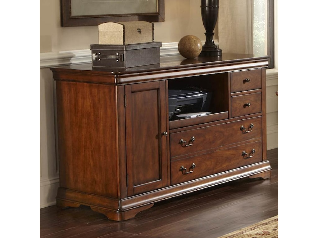 Liberty Furniture Brookview Credenza With File Drawer And Pull Out