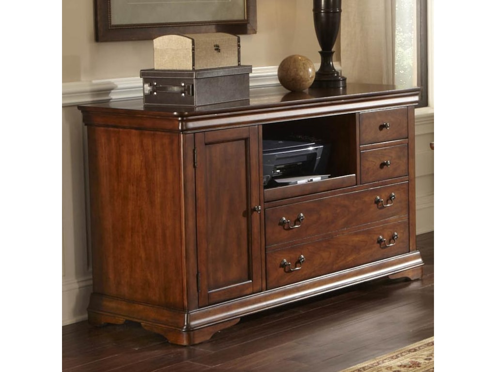 Liberty Furniture Brookview Credenza With File Drawer And Pull Out