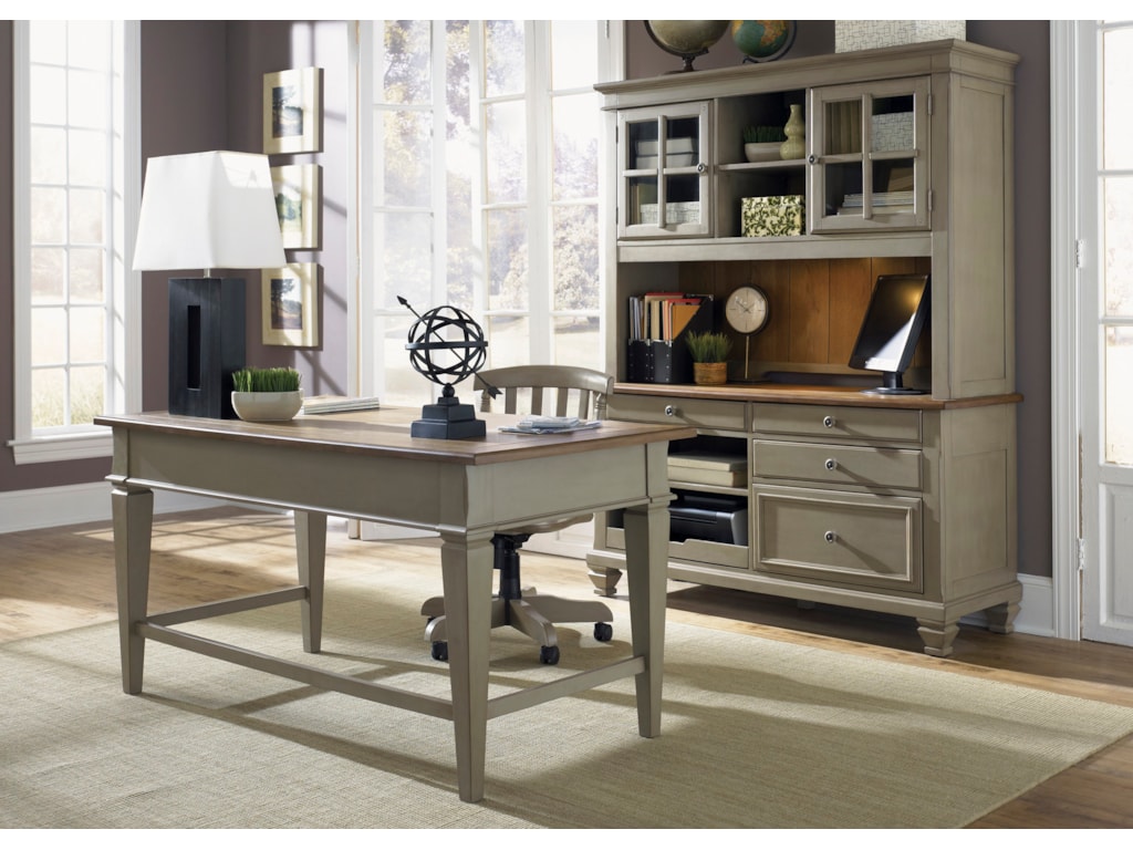 Liberty Furniture Bungalow 3 Piece Desk Hutch Set Royal Liberty Furniture Bungalow3 Piece Desk Hutch Set