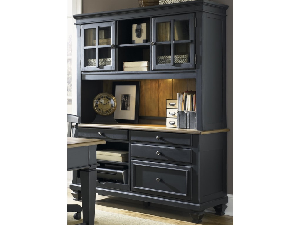 Liberty Furniture Bungalow IIJr Executive Credenza and Hutch