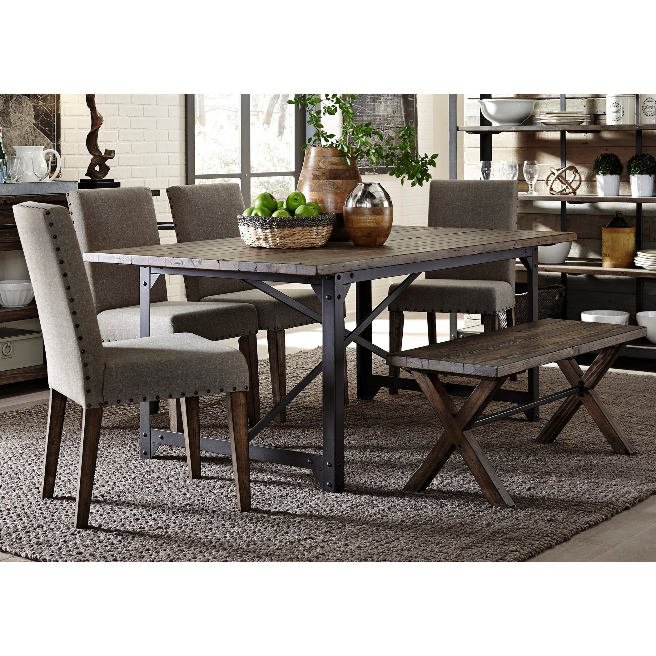 Liberty Furniture Caldwell 117 Cd 6rls Table And Chair Set