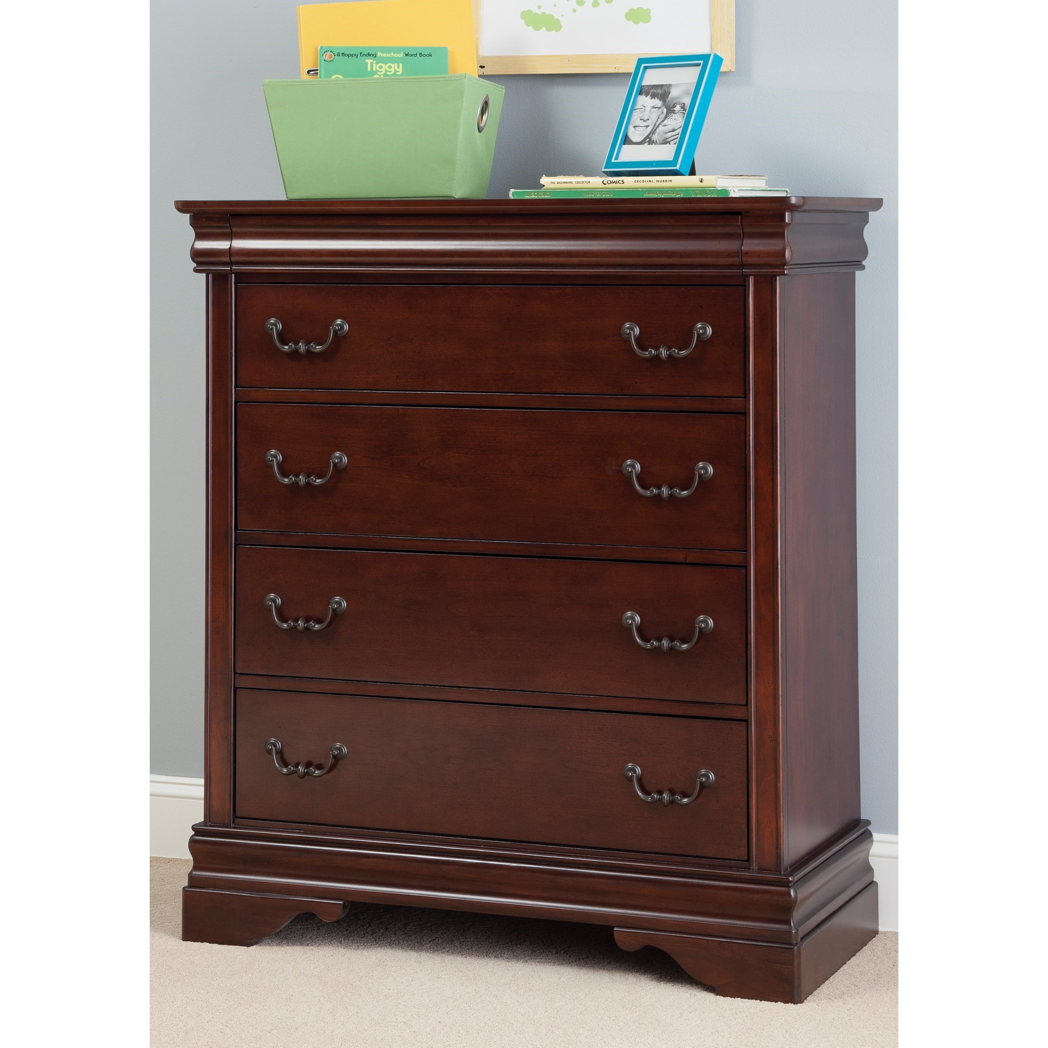 Liberty Furniture Carriage Court Youth Five Drawer Chest Royal