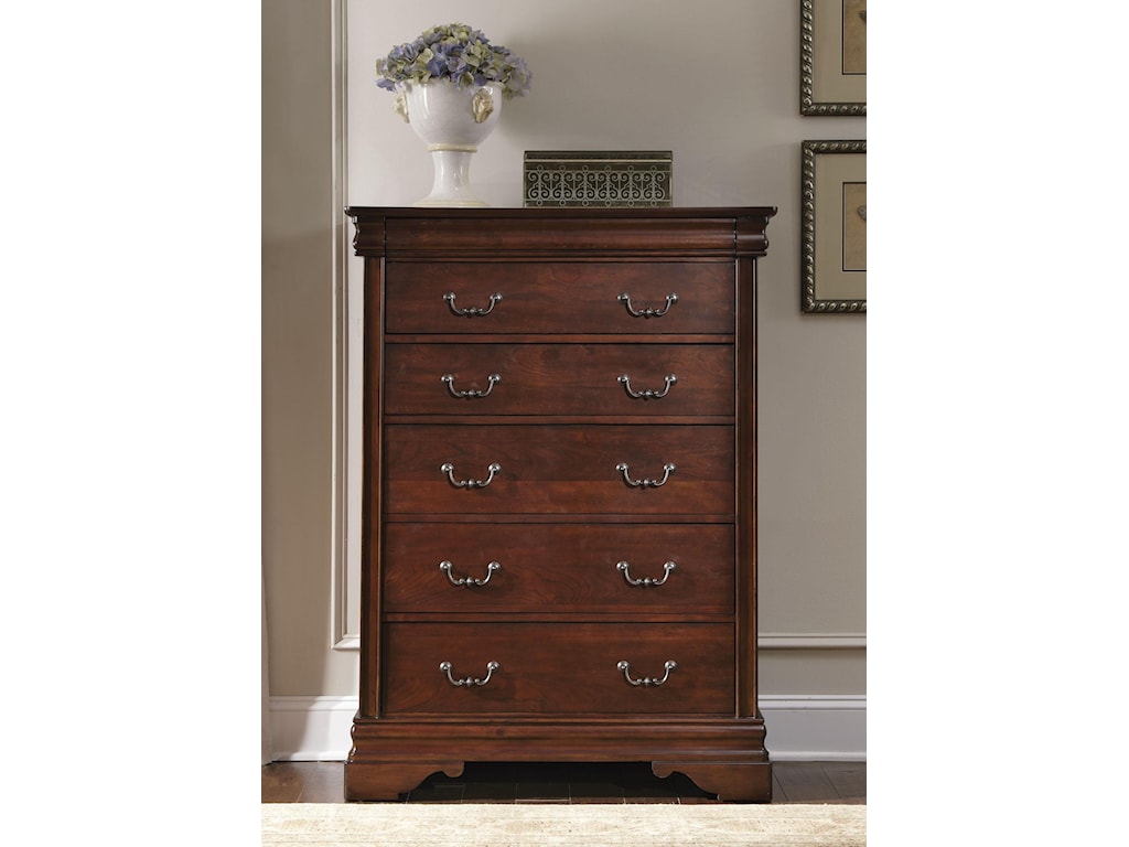 Liberty Furniture Carriage Court 709 Br41 6 Drawer Chest With