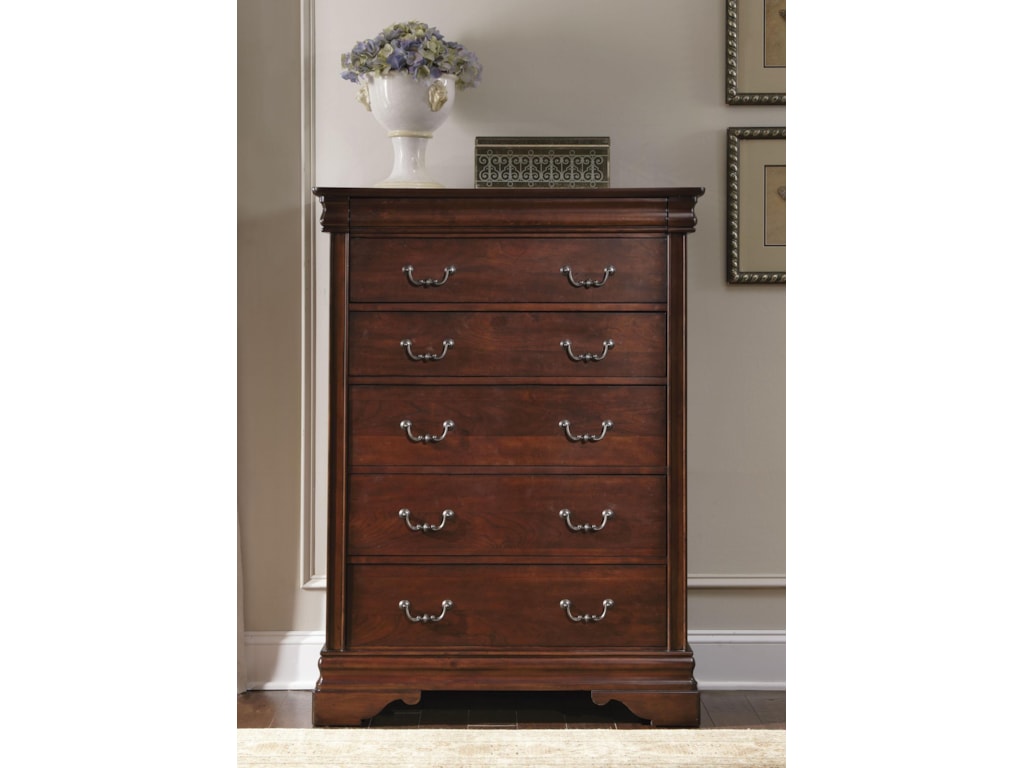 Liberty Furniture Carriage Court 709 Br41 6 Drawer Chest With