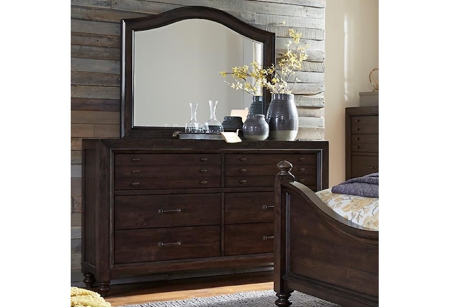Sarah Randolph Designs J Catawba Hills Bedroom Dresser Mirror
