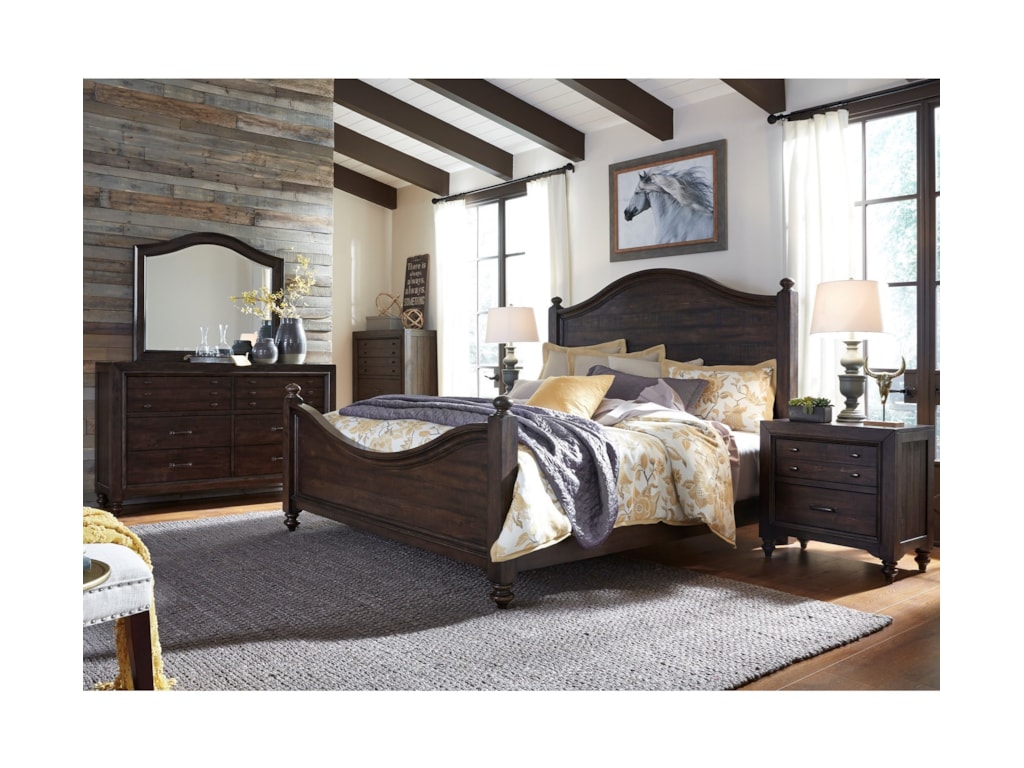 Liberty Furniture Catawba Hills BedroomKing Poster Bed