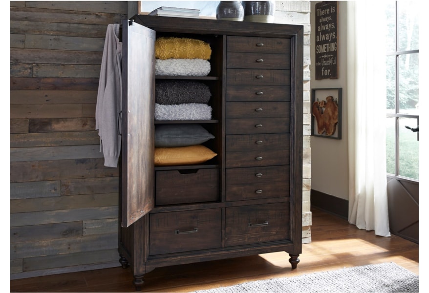 Liberty Furniture Catawba Hills Bedroom 816 Br42 Door Chest With 7