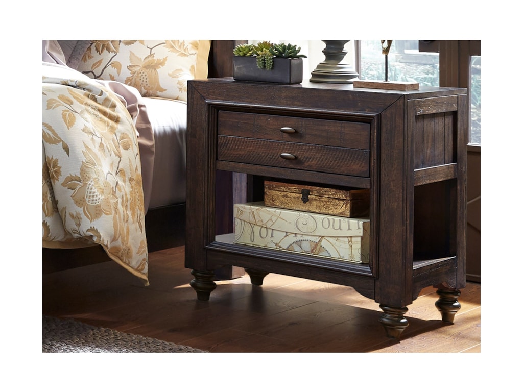 Catawba Hills Bedroom Chair Side Night Stand By Liberty Furniture At Van Hill Furniture
