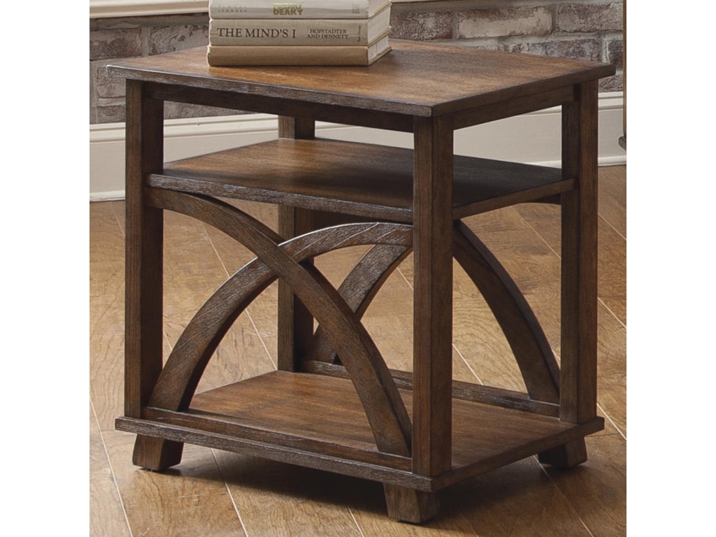 Liberty Furniture Chesapeake Bay 335 Ot1021 Chair Side Table With Chesapeake Bay Chair Side Table With Two Shelves By Liberty Furniture
