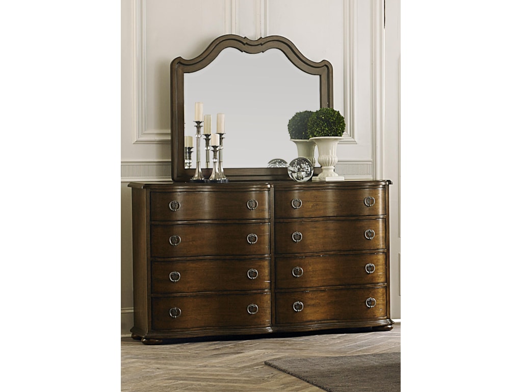 Vendor 5349 Cotswold 545 Br Dm Transitional 8 Drawer Dresser And 545 Br Dm Transitional 8 Drawer Dresser