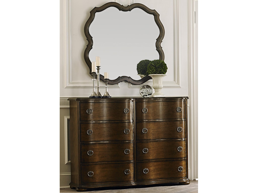 Liberty Furniture Cotswold 545 Br Odm Transitional 8 Drawer Bureau