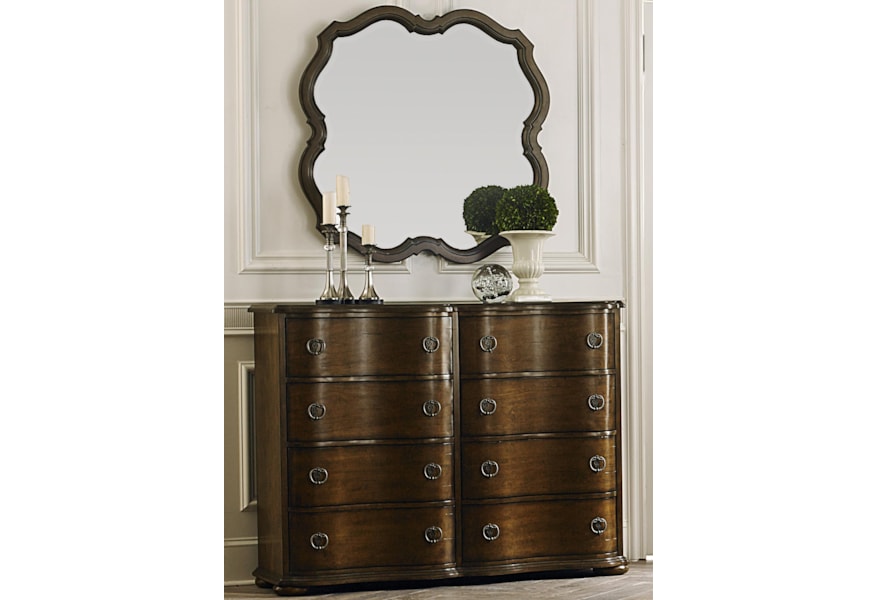 Liberty Furniture Cotswold 545 Br Odm Transitional 8 Drawer Bureau