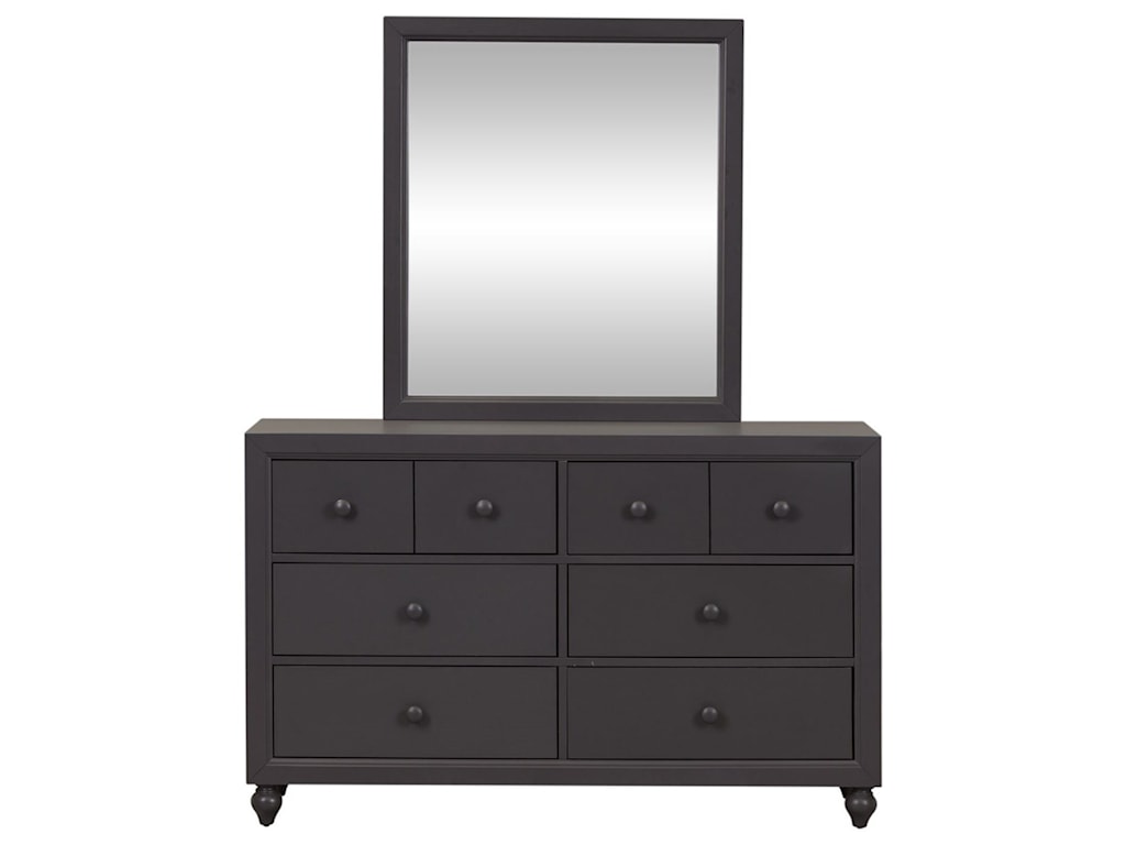 Liberty Furniture Cottage View Cottage Style Dresser And Mirror