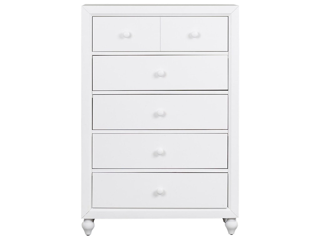 Liberty Furniture Cottage View Cottage Style 5 Drawer Chest With