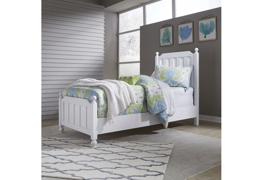 Liberty Furniture Cottage View Cottage Style Full Panel Bed With Bun Feet Darvin Furniture Panel Beds