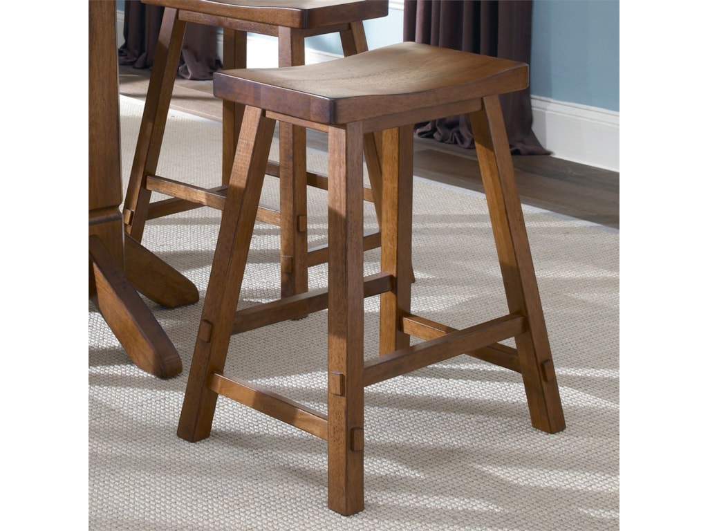 Liberty Furniture Creations II24 Inch Sawhorse Barstool